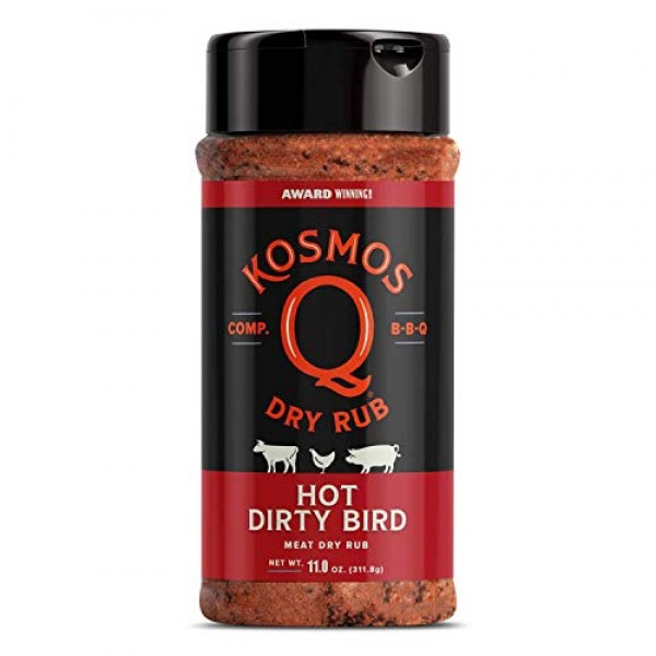 Kosmos Q Dirty Bird HOT BBQ Rub | Savory & Spicy Blend | Great o...