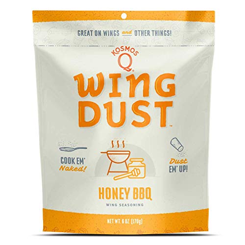 Kosmos Q Honey Barbecue Wing Dust | Chicken Wing Seasoning | Dry