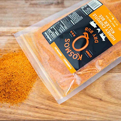 Kosmos Q Honey Chipotle Killer Bee Bbq Rub | Sweet &Amp; Spicy Blend