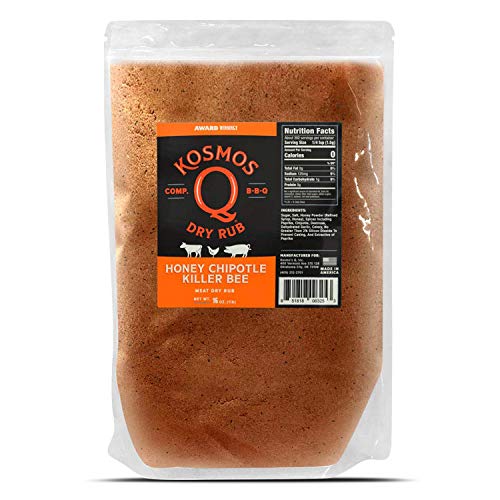 Kosmos Q Honey Chipotle Killer Bee Bbq Rub | Sweet &Amp; Spicy Blend