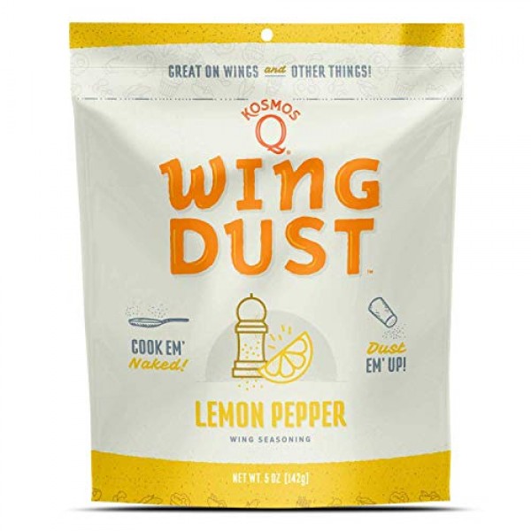 Kosmos Q Lemon Pepper Wing Dust | Chicken Wing Seasoning | Dry B...