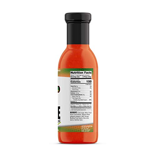 Kosmos Q Peach Jalapeno Rib Glaze, 16 Oz