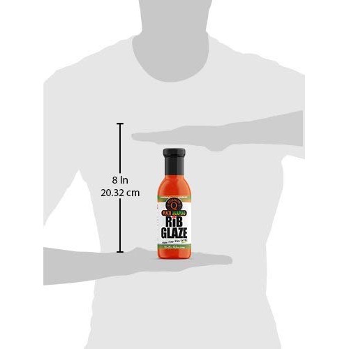Kosmos Q Peach Jalapeno Rib Glaze, 16 Oz