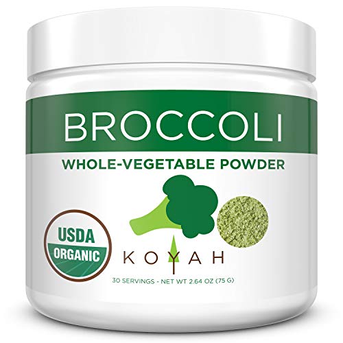 Koyah - Organic Usa Grown Broccoli Powder 1 Scoop Equivalent To