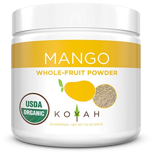 Koyah - Organic Freeze-Dried Mango Powder 1 Scoop = 1/4 Cup Fre