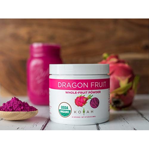 Koyah - Organic Freeze-Dried Pink Dragon Fruit Powder 1 Scoop =