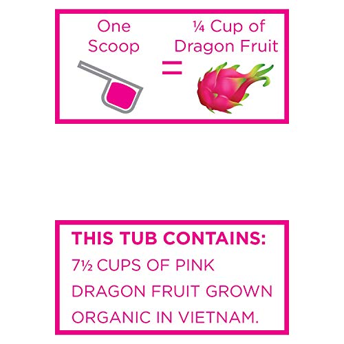 Koyah - Organic Freeze-Dried Pink Dragon Fruit Powder 1 Scoop =