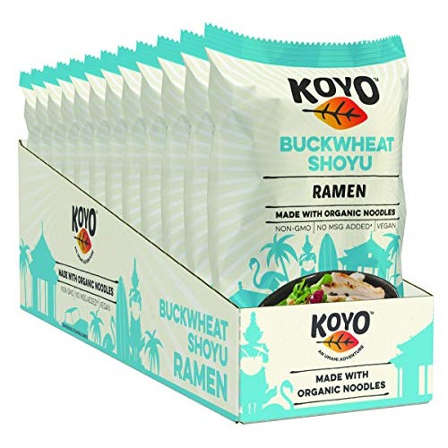 Koyo Soba Ramen Made With Organic Noodles, 2.1 Ounce Pack Of 12