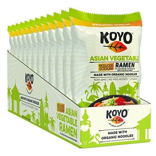 Koyo Ramen Soup, Asian Vegetable Reduced Sodium, Made With Organ