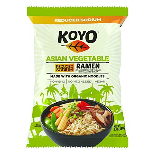Koyo Ramen Soup, Asian Vegetable Reduced Sodium, Made With Organ