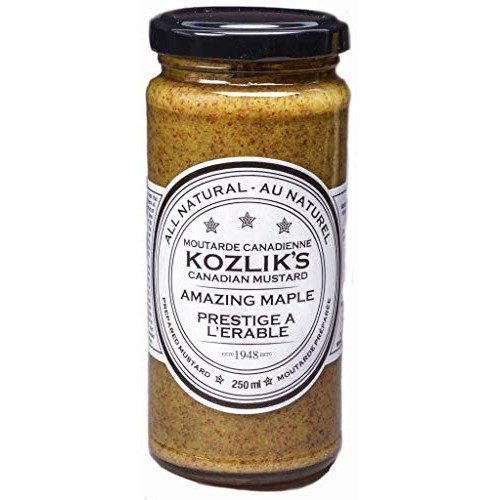 Kozliks Amazing Maple Sweet Brown Yellow Dijon Natural Gluten Fr