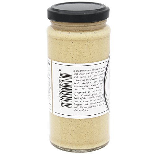 Kozliks Horseradish Hot Spicy Brown Yellow Dijon Natural Gluten