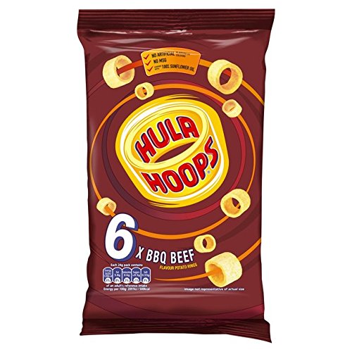 Kp Hula Hoops 6 Pack Bbq Beef