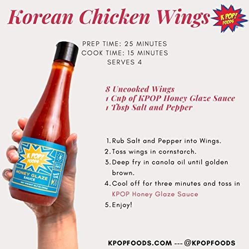Honey Glaze Sauce By Kpop Foods. Sweet And Tangy Chicken Wings S
