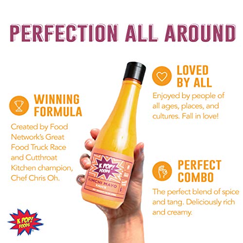 Kimchi Mayo Sauce By Kpop Foods. Bold And Zesty Spicy Mayo In Co