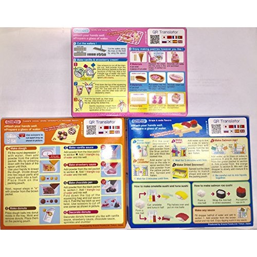 Popin Cookin Diy Candy Kit 3 Pack Variety - Tanoshii Cakes,