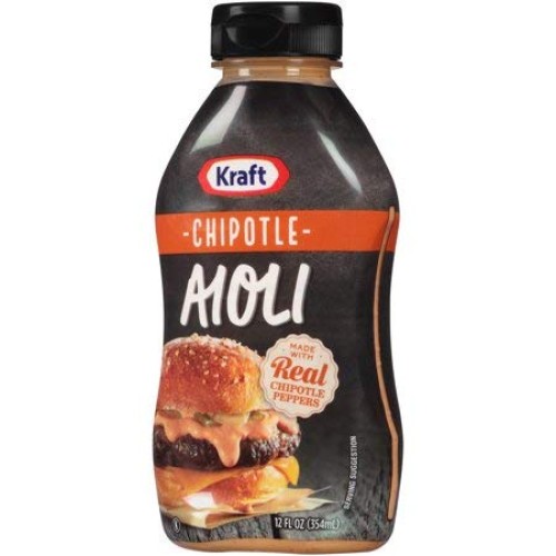 Kraft Chipotle Aioli 12 Fl. Oz. Bottle Pack Of 4
