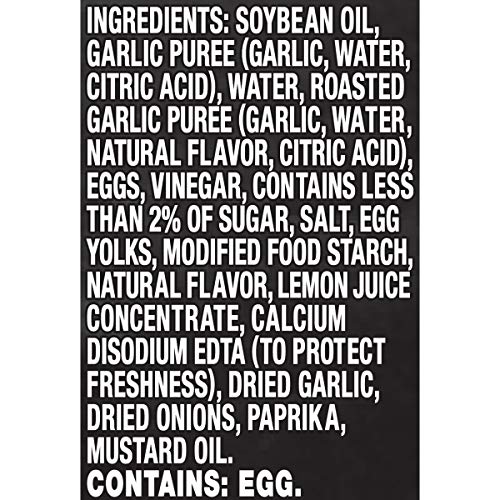 Kraft Mayo Garlic Aioli 12 Oz Bottle