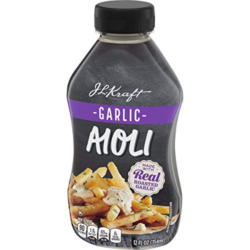 Kraft Mayo Garlic Aioli 12 Oz Bottle