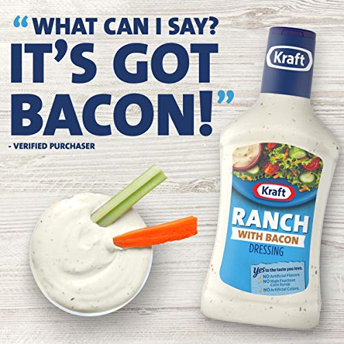 Kraft Bacon Salad Ranch Dressing 16 Oz Bottle