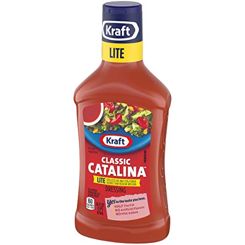 Kraft Classic Catalina Lite Salad Dressing 16 Fl Oz Bottle