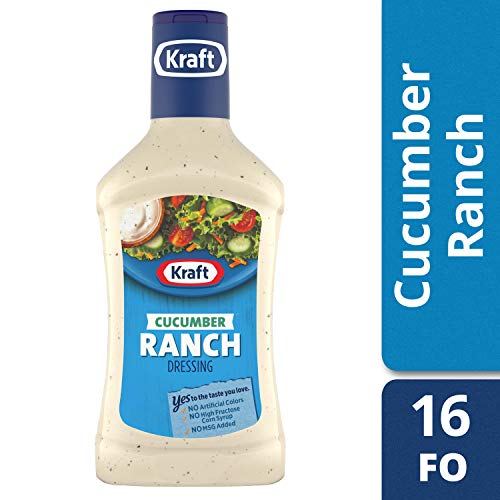 Kraft Cucumber Ranch Anything Dressing, 16-Ounce Plastic Bottles