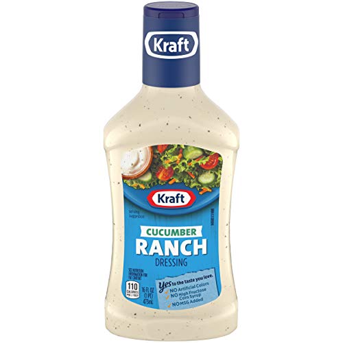 Kraft Cucumber Ranch Anything Dressing, 16-Ounce Plastic Bottles