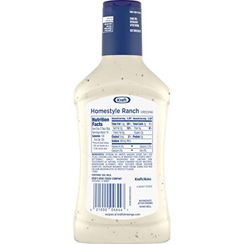 Kraft Homestyle Ranch Dressing &Amp; Dip 15.8 Fl Oz Bottle