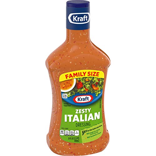 Kraft Salad Dressing, Zesty Italian, 24 Oz