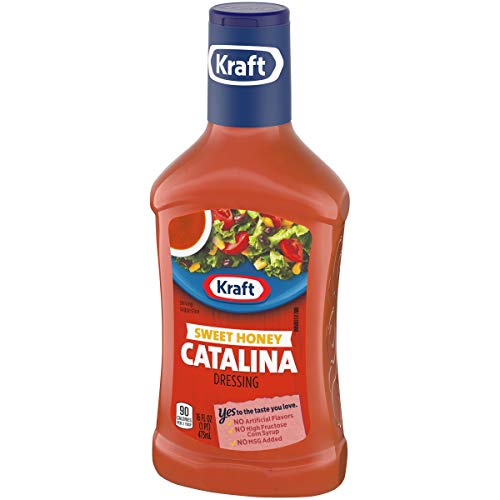 Kraft Sweet Honey Catalina Salad Dressing 16 Fl Oz Bottle