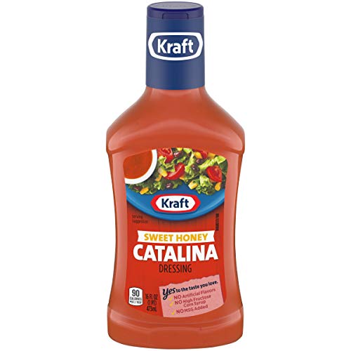Kraft Sweet Honey Catalina Salad Dressing 16 Fl Oz Bottle