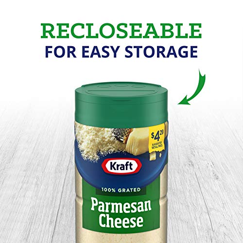 Kraft 100% Grated Parmesan Cheese Shaker, 1.5 Pound Pack Of 12