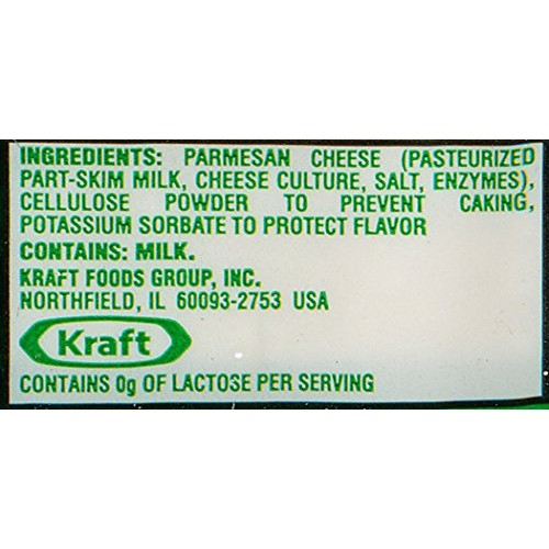 Kraft 100% Grated Parmesan Cheese Shaker, 1.5 Pound Pack Of 12