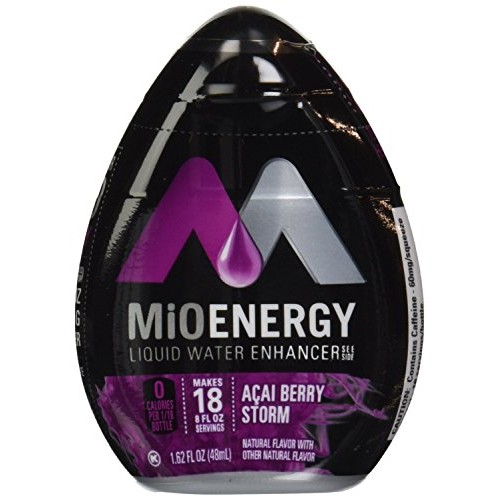 Mio Energy Liquid Enhancer Acai Berry Storm 1.62 Ounce Pack Of 4