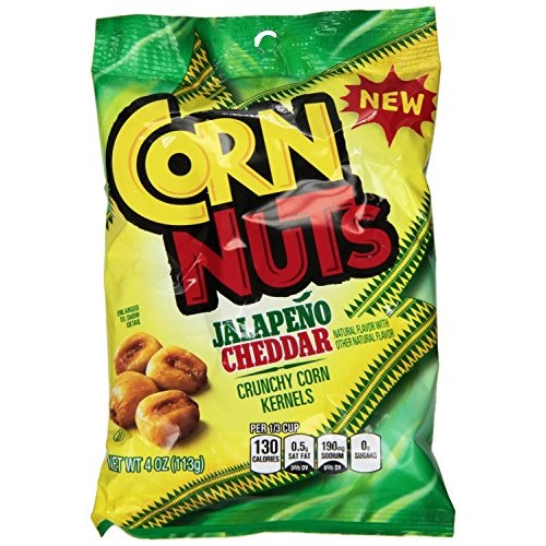Jalepeno Cheddar Crunchy Corn Kernels 2 Pack 4 Oz Each