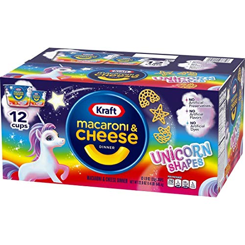 Kraft Unicorn Shapes Easy Mac And Cheese, 12 Pk.