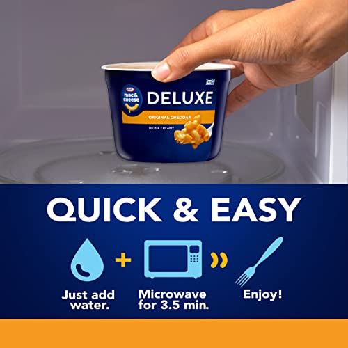 Kraft Deluxe Original Macaroni & Cheese Easy Microwavable Dinner...