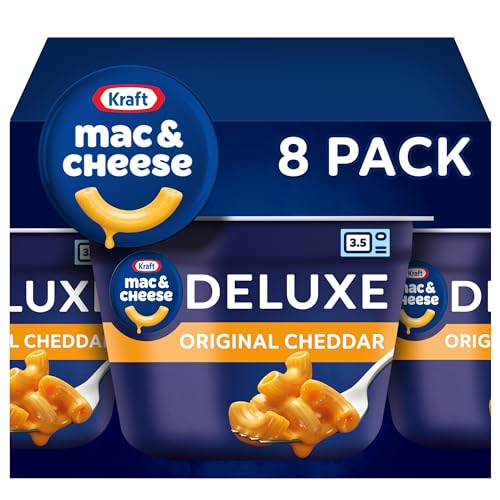Kraft Deluxe Original Macaroni & Cheese Easy Microwavable Dinner...