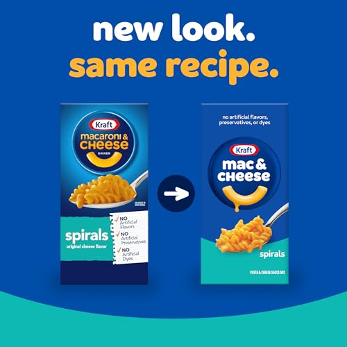 Kraft Spirals Macaroni and Cheese Dinner, 5.5 oz Box Kraft Spirals Macaroni and Cheese Dinner, 5.5 oz Box