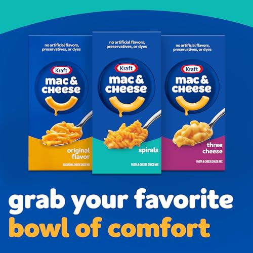 Kraft Spirals Macaroni and Cheese Dinner, 5.5 oz Box Kraft Spirals Macaroni and Cheese Dinner, 5.5 oz Box