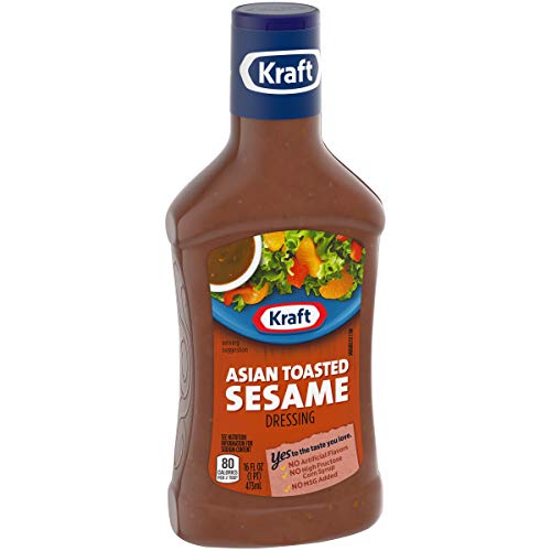 Kraft Asian Sesame Dressing 16 Fl Oz Bottles, Pack Of 6 Kraft Asian Sesame Dressing 16 Fl Oz Bottles, Pack Of 6