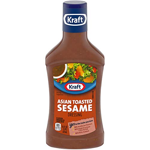 Kraft Asian Sesame Dressing 16 Fl Oz Bottles, Pack Of 6 Kraft Asian Sesame Dressing 16 Fl Oz Bottles, Pack Of 6
