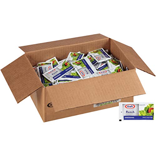 Kraft Ranch Single Serve Salad Dressing 0.44 Oz Packets, Pack O