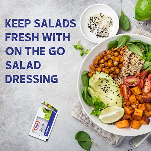 Kraft Ranch Single Serve Salad Dressing 0.44 Oz Packets, Pack O