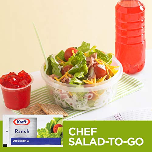Kraft Ranch Single Serve Salad Dressing 0.44 Oz Packets, Pack O