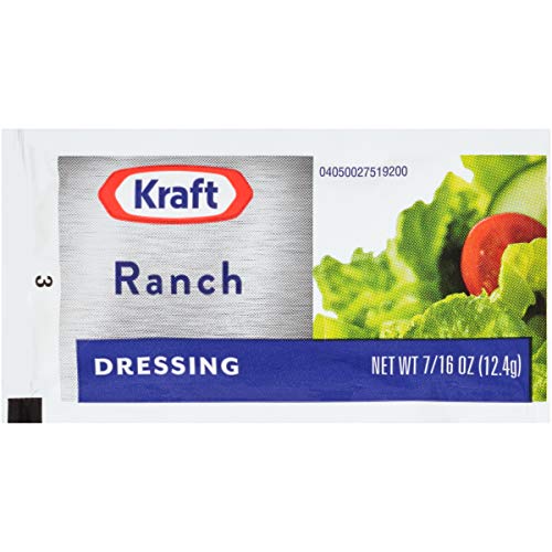 Kraft Ranch Single Serve Salad Dressing 0.44 Oz Packets, Pack O