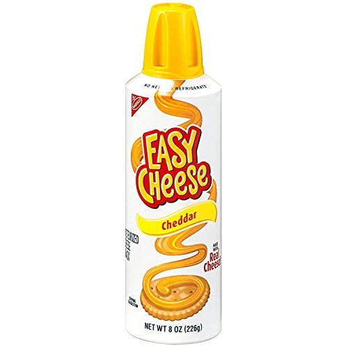 Kraft Easy Cheese Spray Can Variety Pack Of 4 Sharp Cheddar, Am