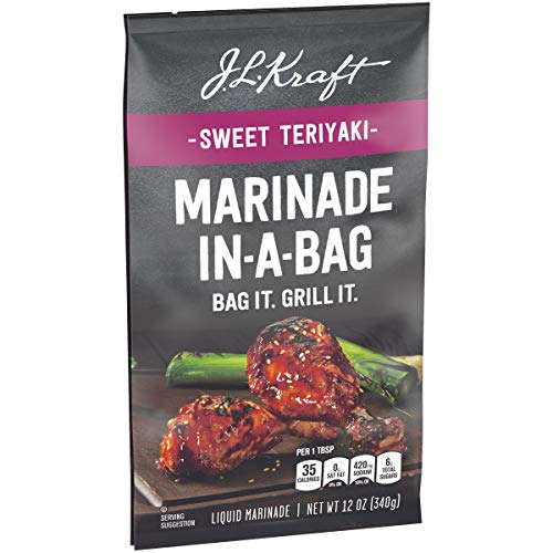 J.L. Kraft Sweet Teriyaki Marinade-In-A-Bag Liquid Marinade 12
