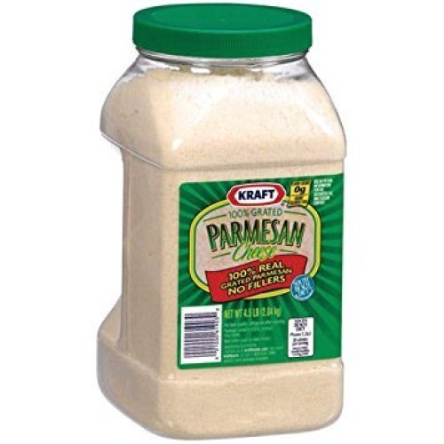 Kraft Grated Parmesan Cheese - 4.5 Lb. Container - Case Pack Of 2 Kraft Grated Parmesan Cheese - 4.5 Lb. Container - Case Pack Of 2