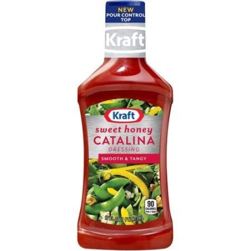 Kraft, Sweet Honey Catalina Dressing, 16-Ounce Plastic Bottle P